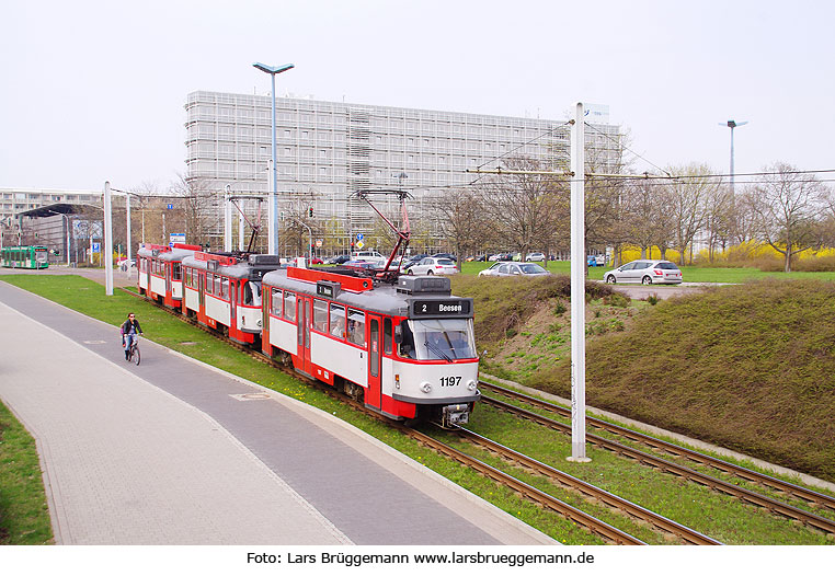 Tatra Straßenbahn in Halle der HAVAG