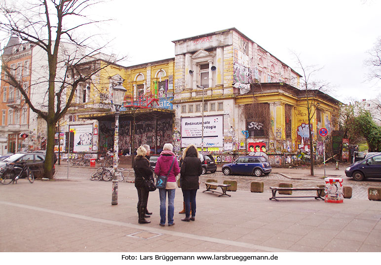 Die Rote Flora im Hamburger Schanzenviertel