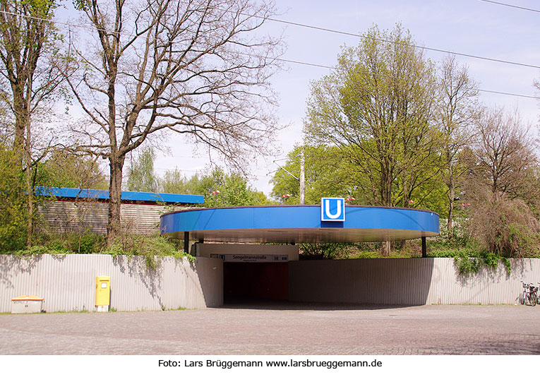 Die U-Bahn-Haltestelle Sengelmannstraße