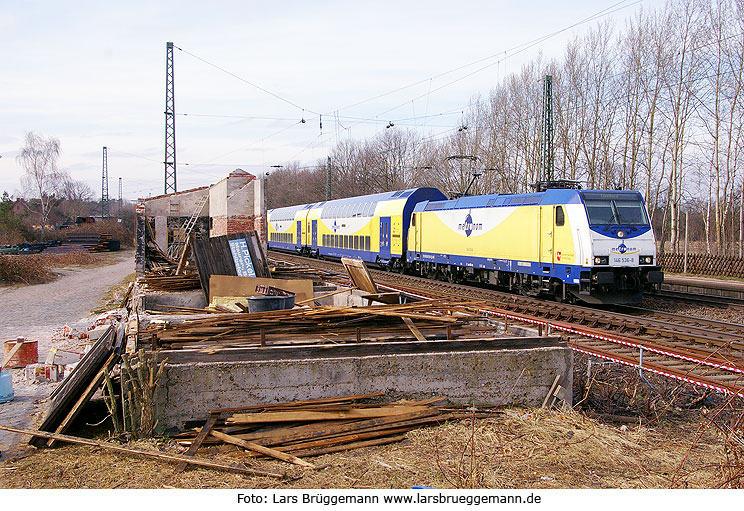 Metronom im Bahnhof Radbruch