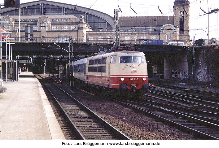 DB Baureihe 103 mit einem Inter Regio