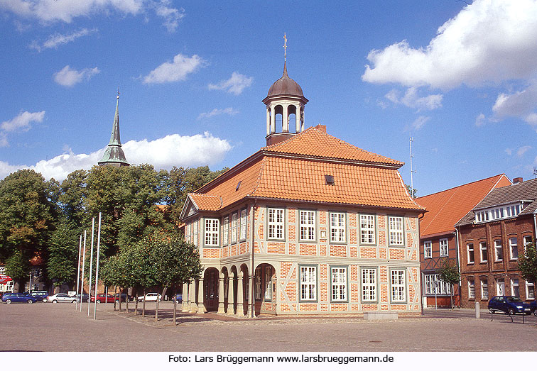 Der Markt in Boizenburg an der Elbe