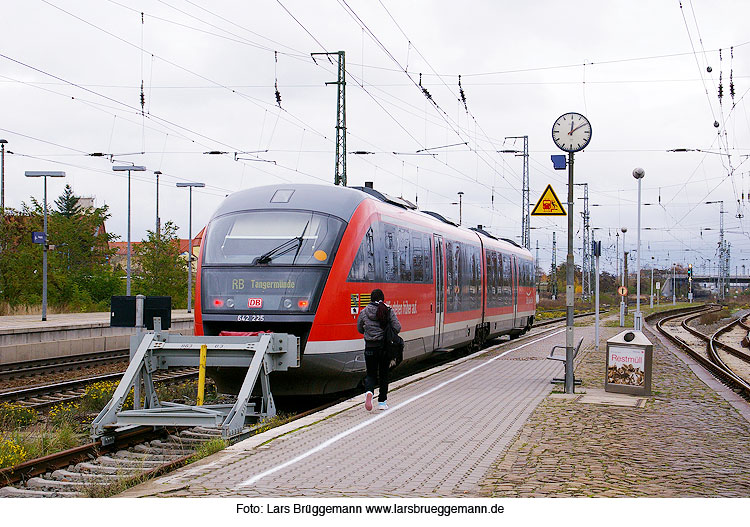 DB Baureihe 642 - der Siemens Desiro - Eine Regionalbahn nach Tangermünde in Stendal