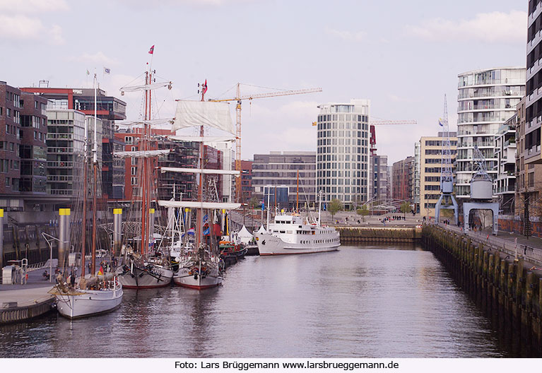 Der Museumshafen in der Hafencity