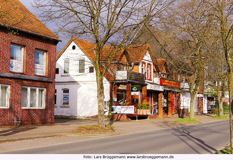 Die Bahnhofstraße in Schneverdingen