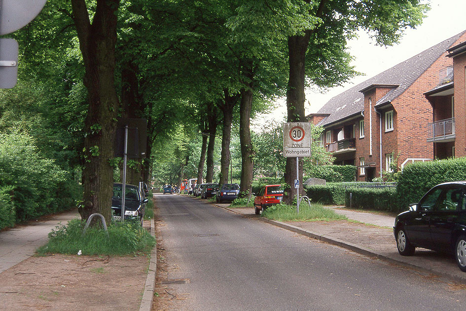 Der Knabeweg in Hamburg-Osdorf