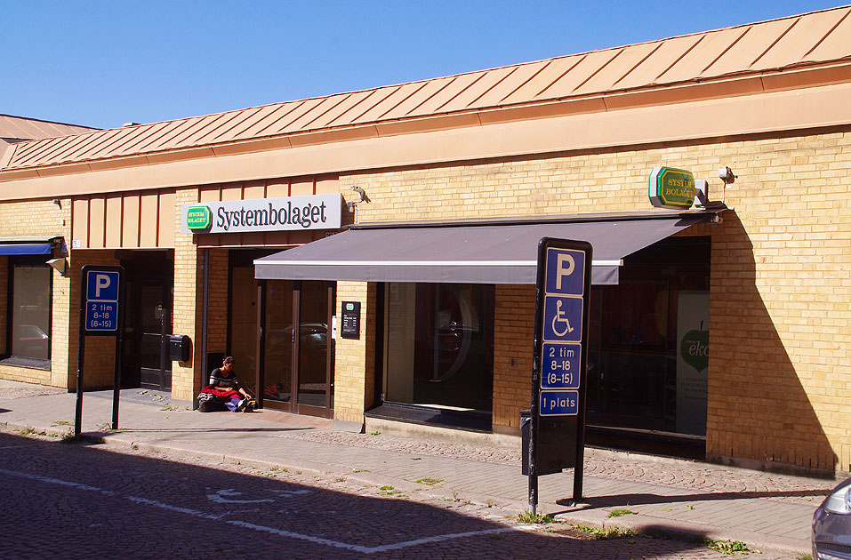 Der Systembolaget in Vimmerby in Schweden