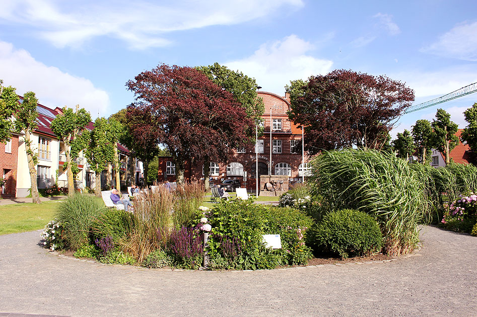 Das Rathaus in Büsum an der Nordsee