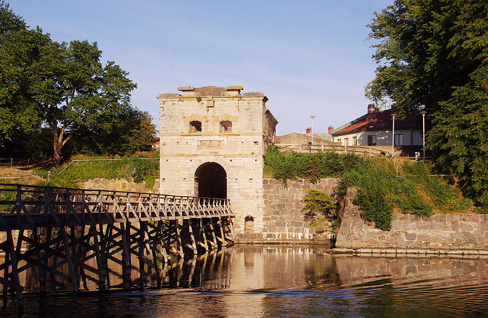 Das Stadttor Västaport der Stadt Kalmar in Schweden