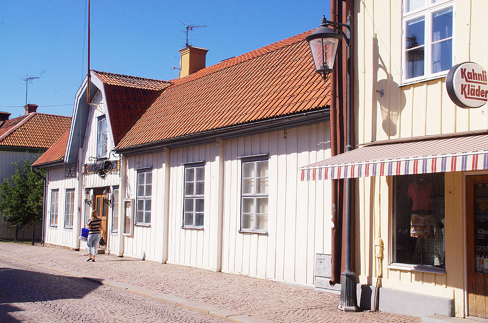 Die Stadt Vimmerby in Schweden