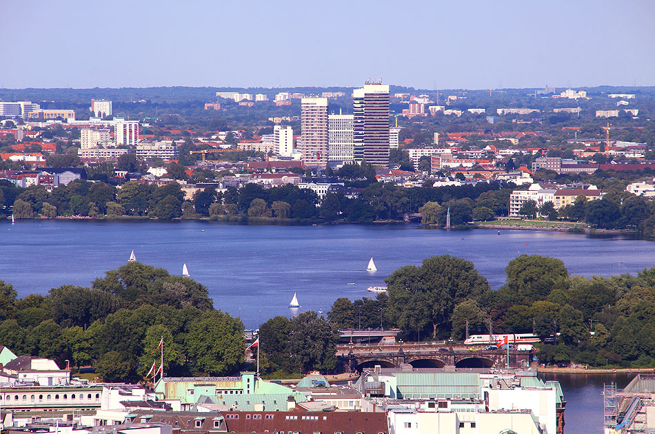 Die Hamburger Außenalster