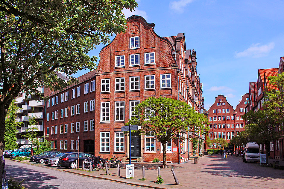 Die Peterstraße im Hamburger Komponistenquartier