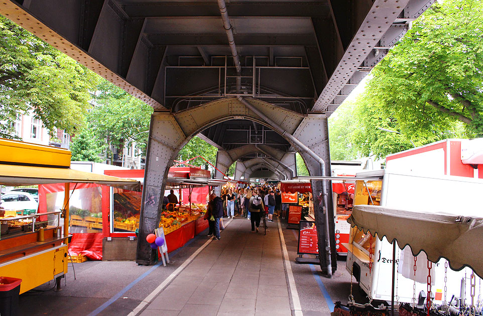 Der Isemarkt in Hamburg