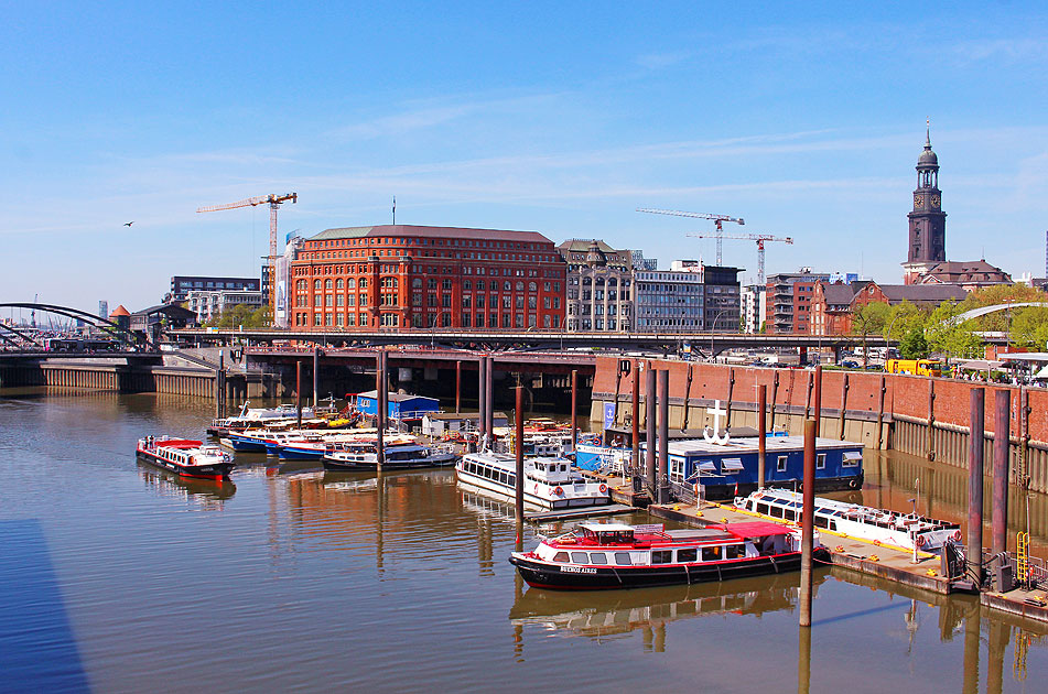 Der Binnenhafen in  Hamburg