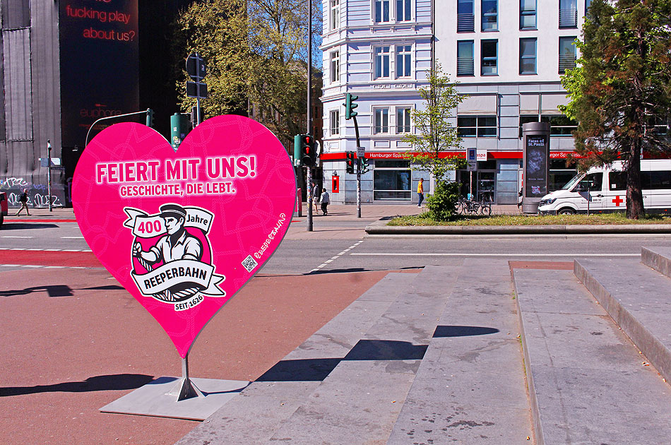 Die Feier 400 Jahre Reeperbahn in Hamburg auf St. Pauli