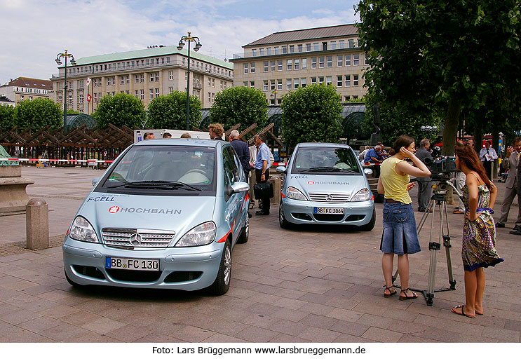 Brennstoffzellen-Auto der Hamburger Hochbahn