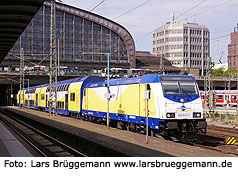 Bombardier Traxx Lok vom Metronom